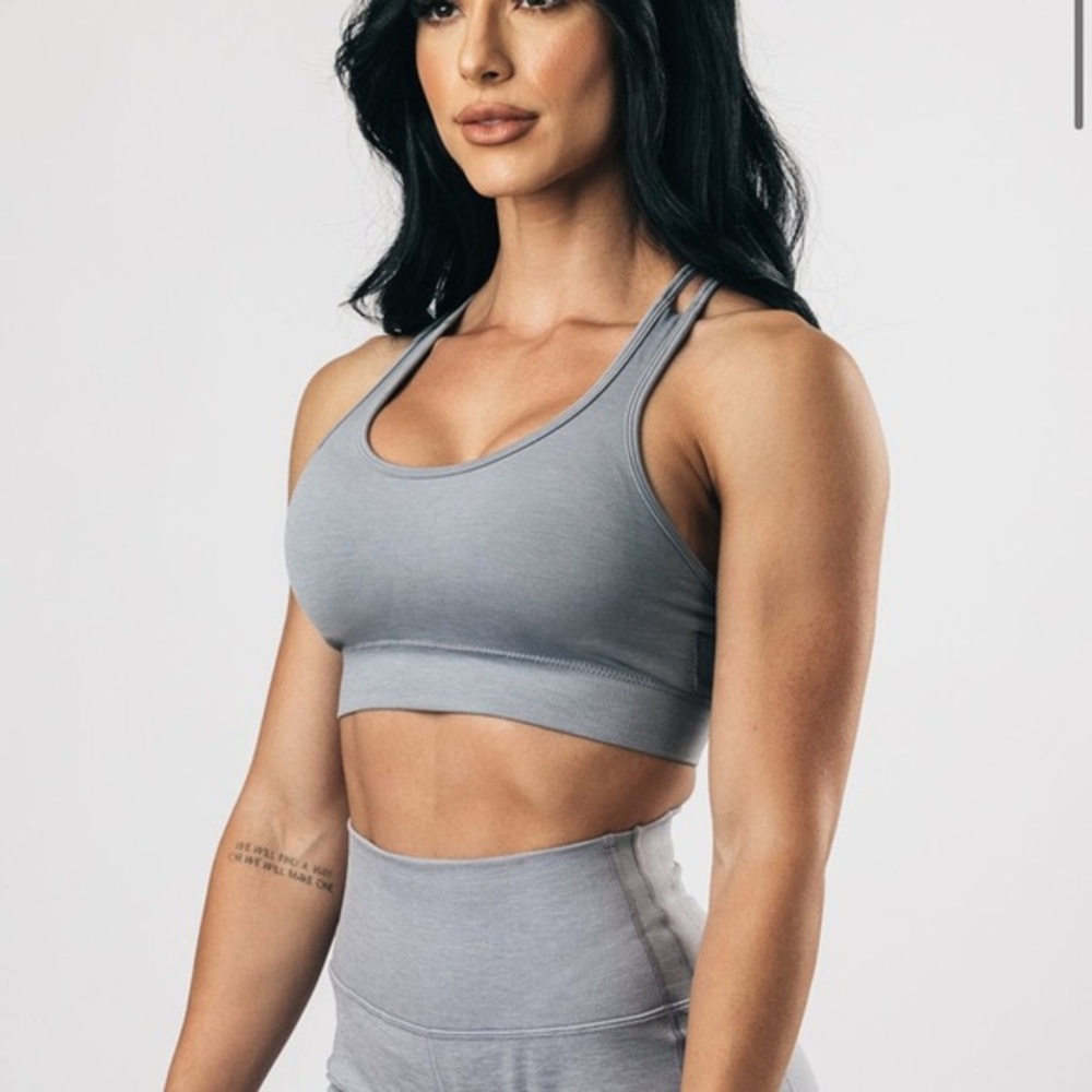 Alphalete Revival Bra in shark grey XXL